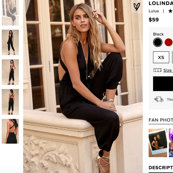 Lulus Dresses & Skirts - Lulus halter jumpsuit